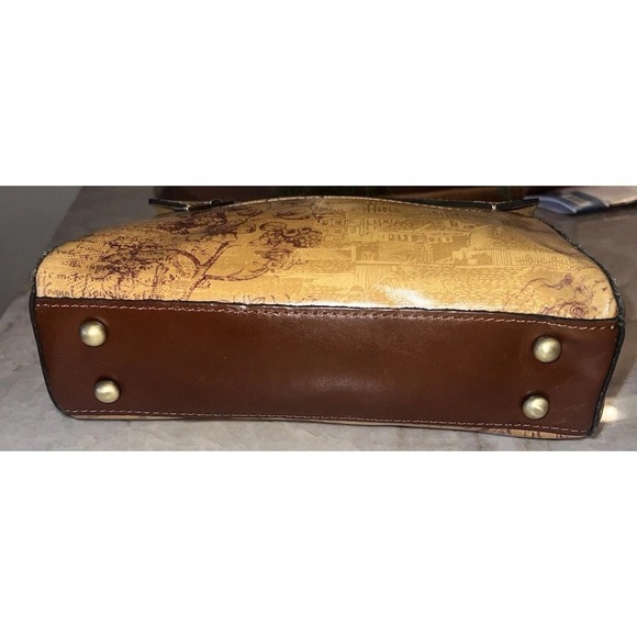 NEW Patricia Nash Carisbrooke Satchel Crossbody Purse Italia Sketchbook READ - Picture 3 of 6